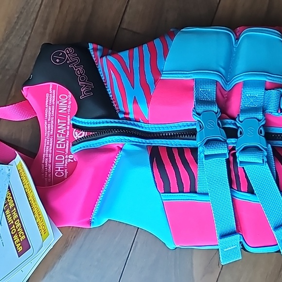 Other - Hyperlite Child Life Vest | Color: Blue/Pink/Black| Size: 33lb-55lb-PFD- NWT
